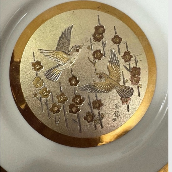 1983 Expressive Designs Chokin Yoshinabu Hara Collector Plate - Picture 4 of 4